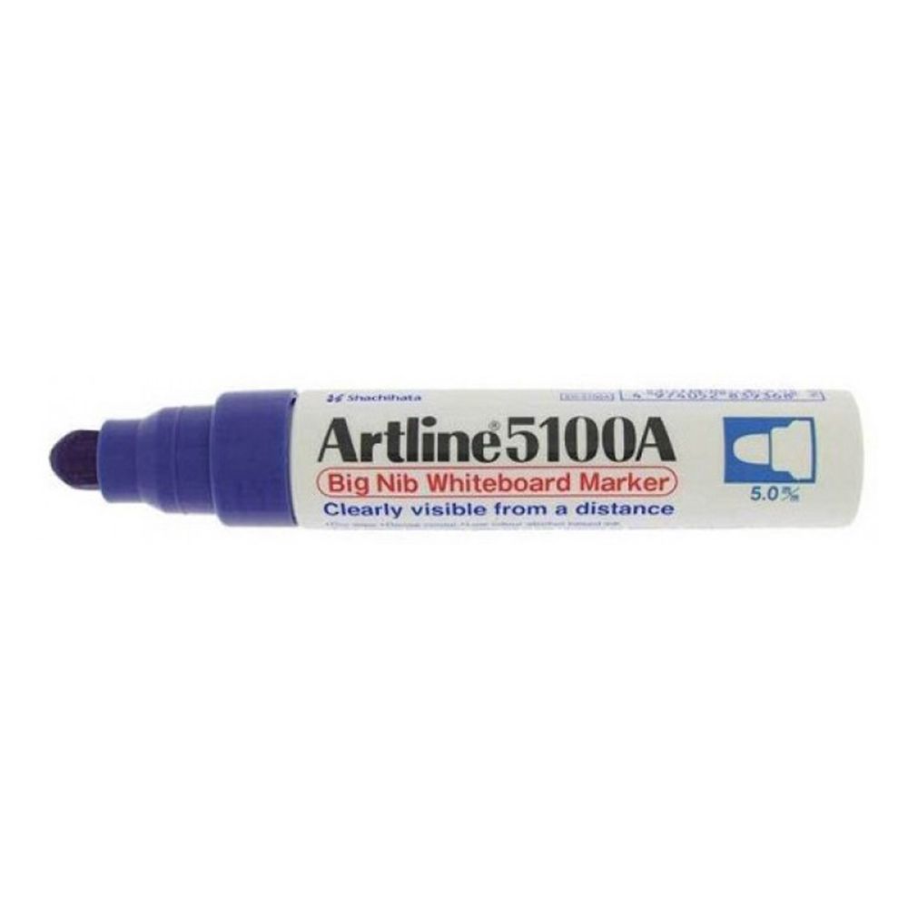 Artline Big Nib Whiteboard Marker 5100A Blue 5.0mm