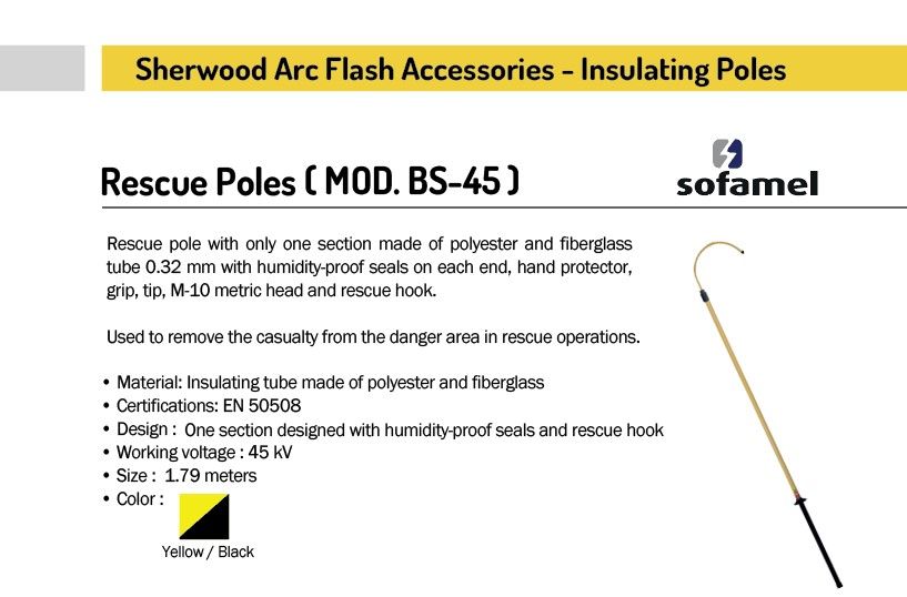 SOFAMEL RESCUE POLES (BS-45)