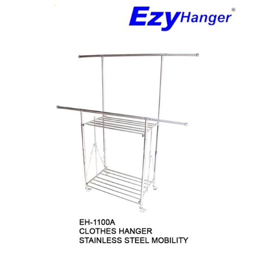 EzyHanger EH-1100A Stainless Steel Free Standing Towel Hanger