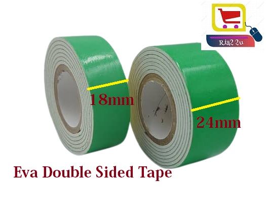 Double Sided Foam Tape / Eva Tape 18mm / 24mm x 1y (WHITE ) RTSB