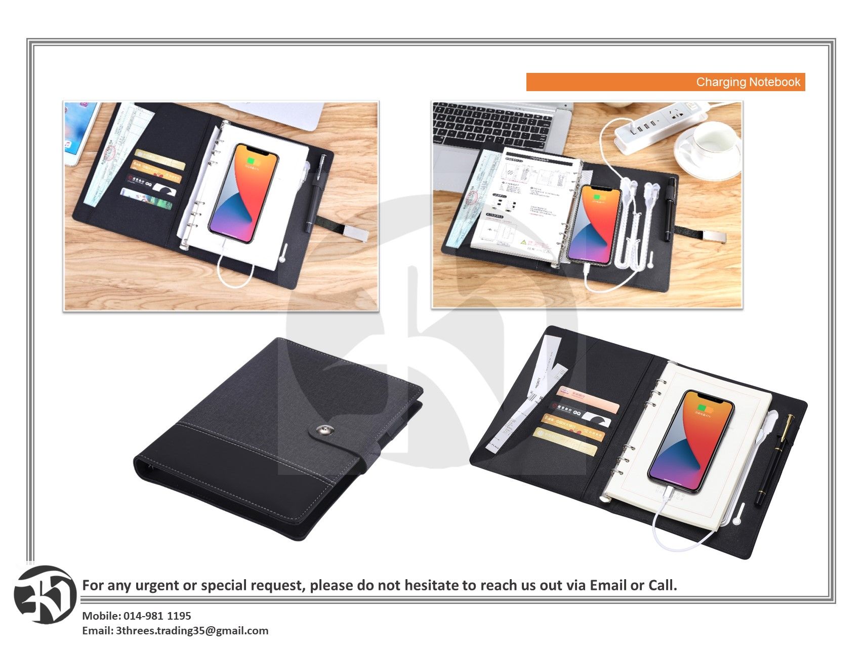 Charging Notebook