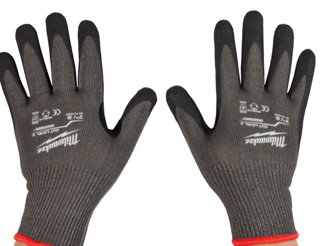 Milwaukee Cut Level 5 Dipped Nitrile Gloves (Size: XL) 48-73-8653