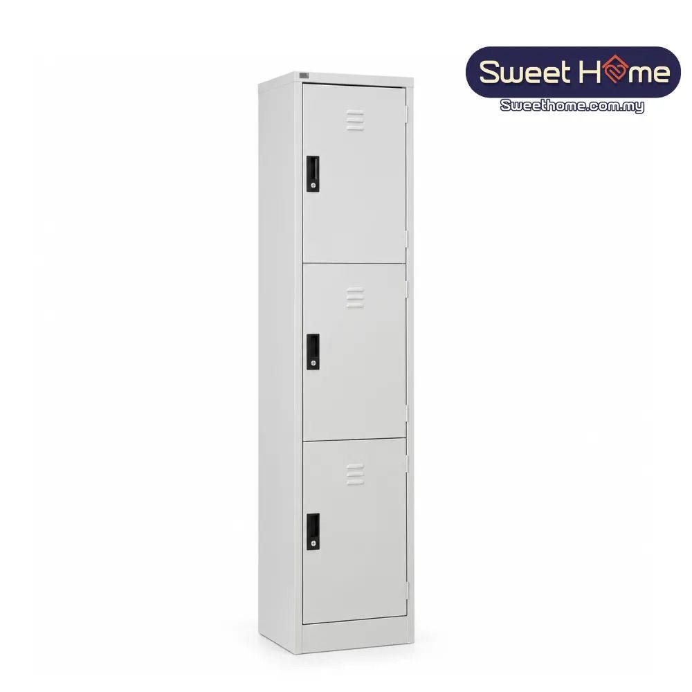 STORAGE LOCKER 3 COMPARTMENT