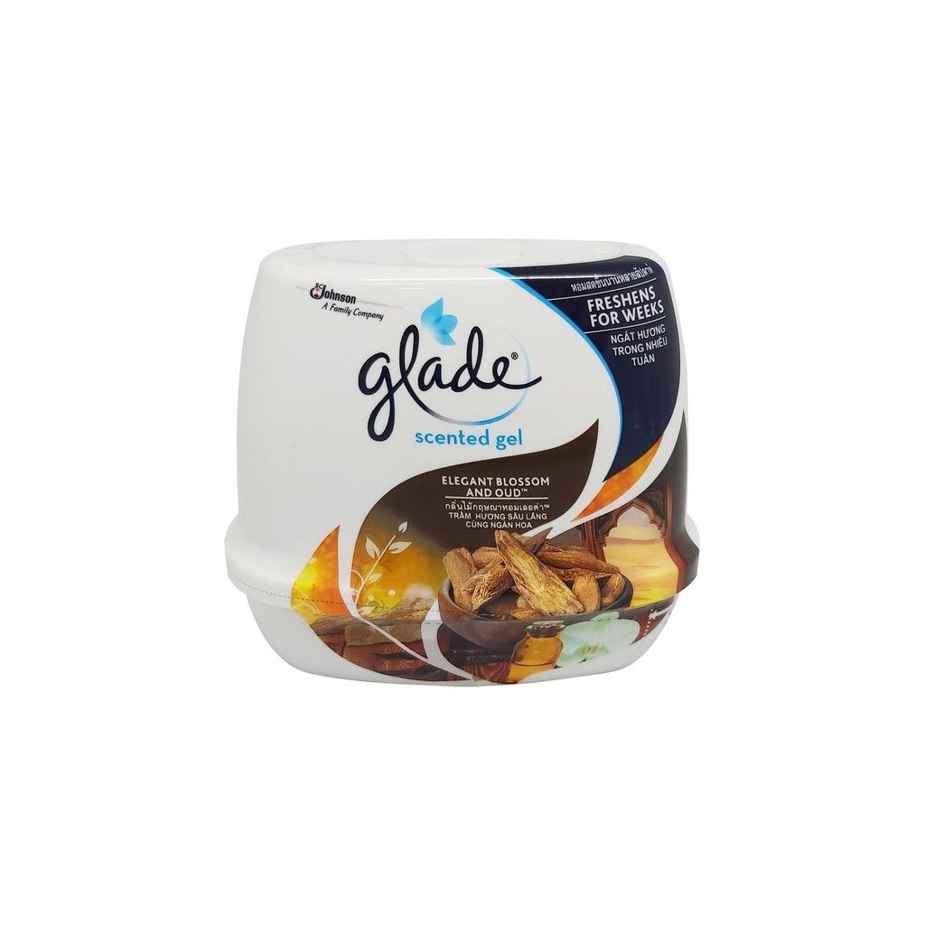 Glade Scented Gel Elegnat Blossom & Oud 180g