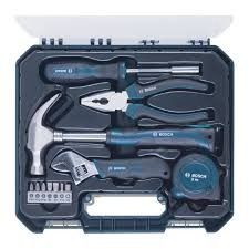 BOSCH 12 In 1 Multifunction Household Tool Kit Screwdriver Combination Plier Hammer Wrench Insulation Tape