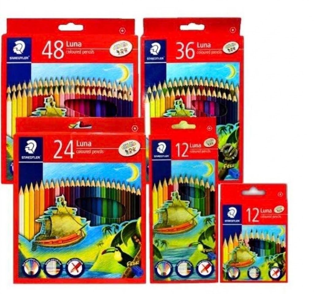 Staedtler Luna Permanent Colored Pencils 12/24/36/48 Colours