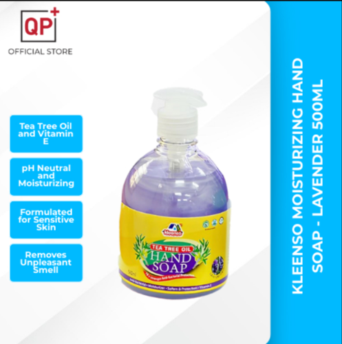 KLEENSO MOISTURING HAND SOAP HAND WASH LIQUID - LAVENDER (500ML) l SABUN TANGAN l 洗手液-
