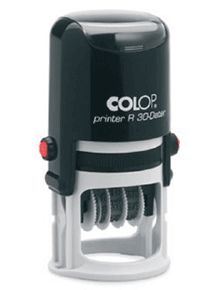 Colop Round Dater Self Inking Stamp R30D