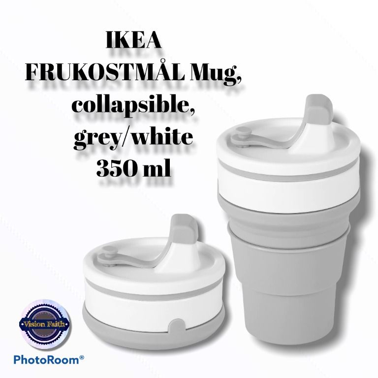 IKEA *IKEA FRUKOSTMÅL collapsible mug tumbler 350ml