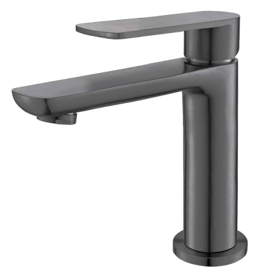 Others *Stainless Steel Bathroom Basin Tap, Black & Satin Nickel Finishing Pillar Mounted