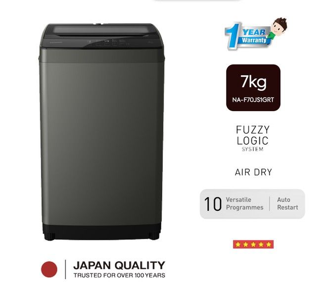 PANASONIC WASHER NA-F70JS1GRT