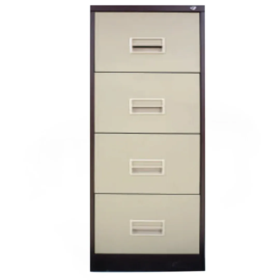 S106/AB 4 DRAWER METAL CABINET WITN 4 BOXES FILING SYSTEM