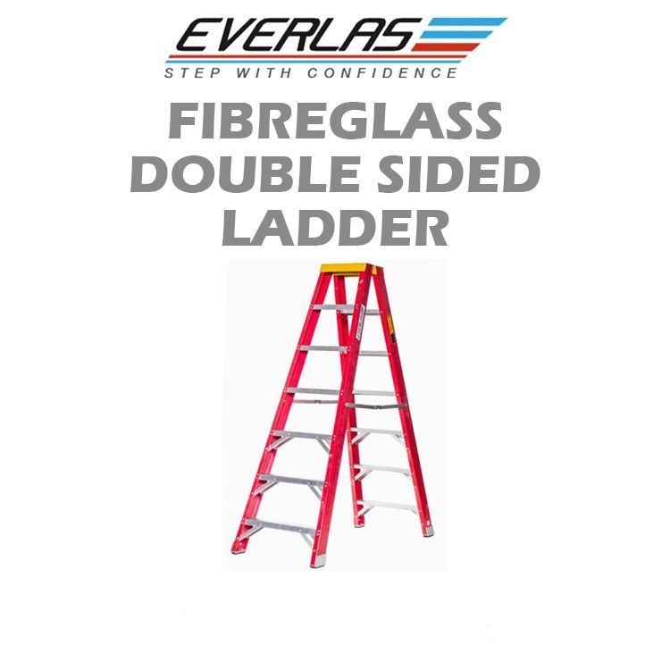 EVERLAS FIBREGLASS DOUBLE SIDED LADDER YFGDS SERIES