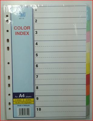 Index Divider 10 Color