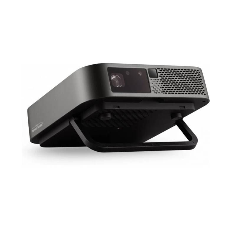 ViewSonic M2E 1000 Lumens Full HD 1080p Smart Portable LED Projector With Wireless And Harman Kardon Speakers