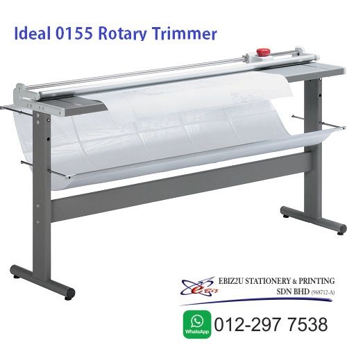 IDEAL 0155 Wide Format Rotary A0+ Paper Trimmer (Guillotine) 1550mm - 8 sheets (Pemotong Kertas, Paper Cutter, Paper Cutter, Paper Trimmer, Heavy Duty Cutter, A4 paper cutter, A3, A2, A1, A0 paper cutter)