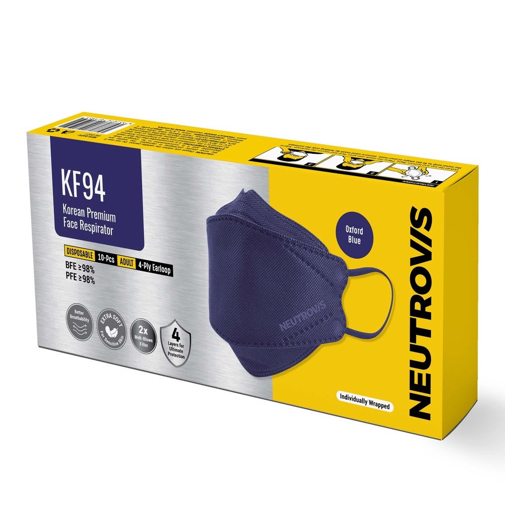 Neutrovis Medical Mask Full Series 71319 4ply Black Y-HK-71494-KK