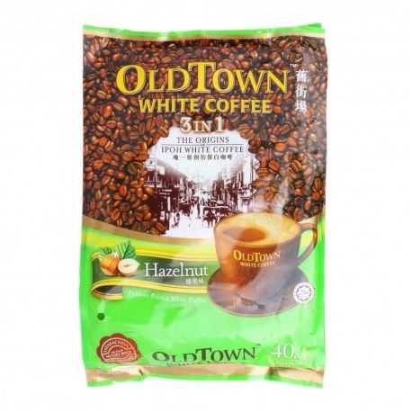 Old Town White Coffee 3in1 Hazelnut pack 15 x 40g