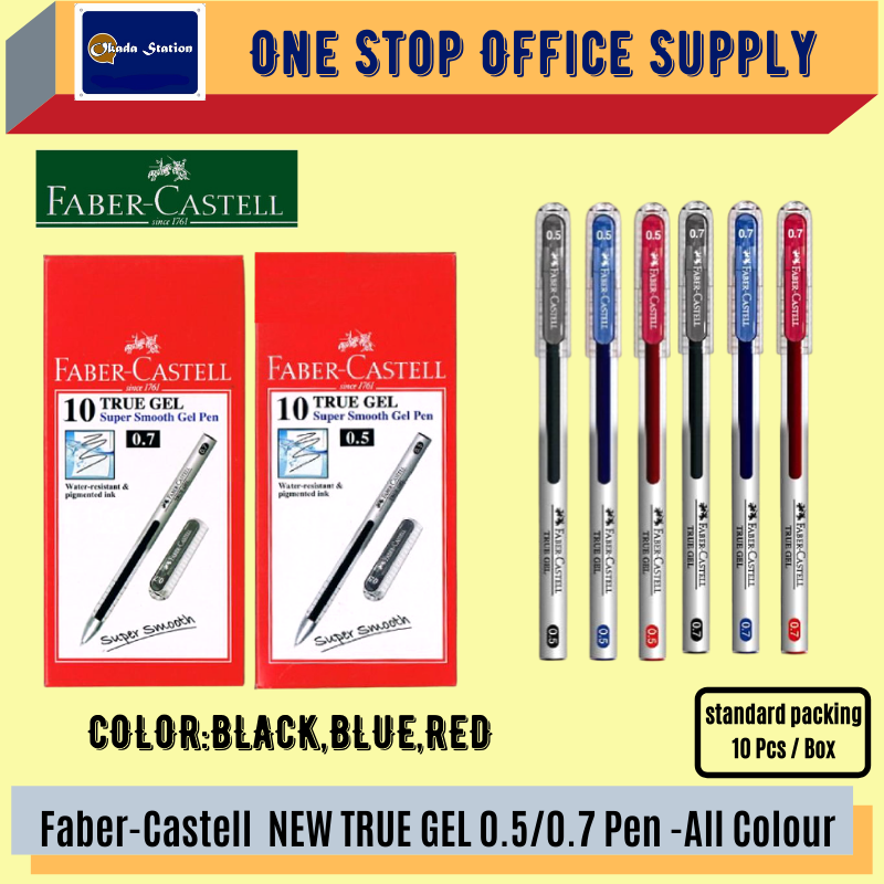 FABER CASTELL NEW TRUE GEL PEN-ALL COLOUR / Faber Castell / Gel Pen / Ball Pen / Faber Castell Gel Pen / New True Gel Pen / Faber Castell New True Gel Pen