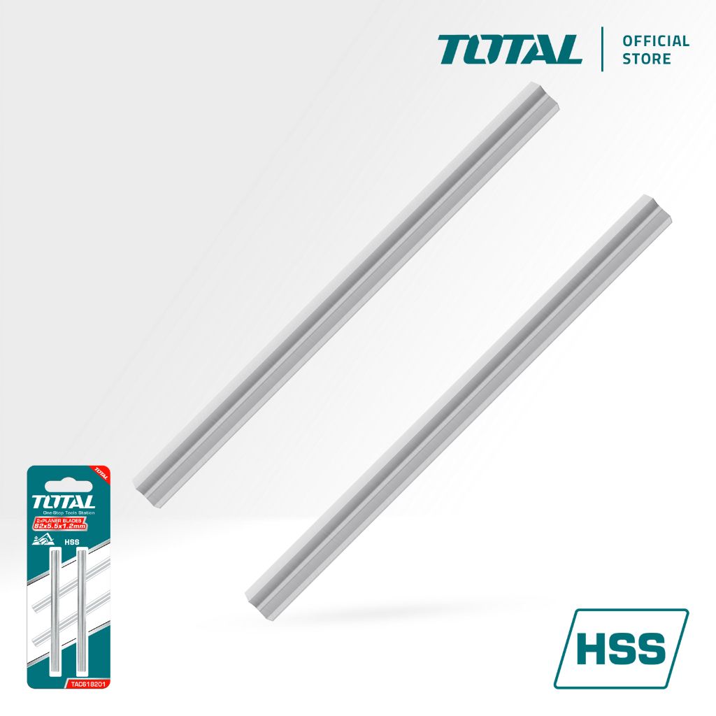 TOTAL PLANER BLADE FOR TL1108236 ELECTRIC PLANER (82MM X 5.5MM X 1.2MM) HSS TAC618201