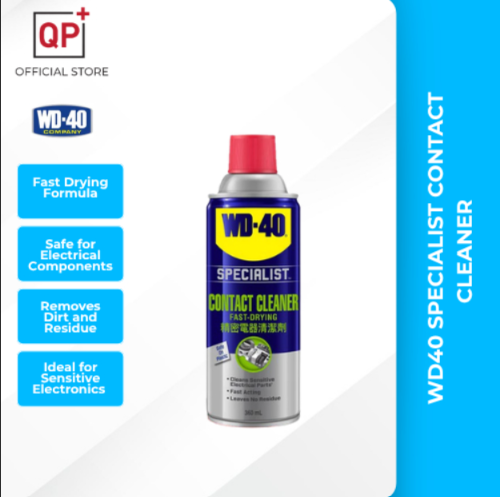 WD40 SPECIALIST CONTACT CLEANER FAST DRYING JOYSTICK CLEANER ELECTRICAL BOARD HANDPHONE l  电器清洁剂-CONTACT 360ML