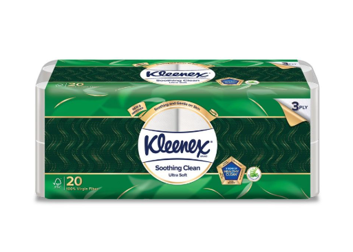 6X10r Kleenex Bt 3ply Ult/Sft Aloe 190s 8+2R (90716F)