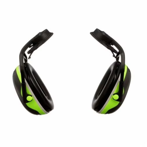 3M鈩�PELTOR Earmuffs X4P5E, 32 dB, Hi-Viz, Helmet Mounted