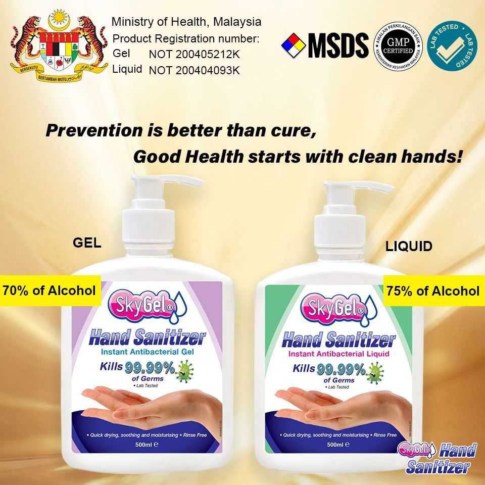 HAND SANITIZER 500ML (SKY GEL)