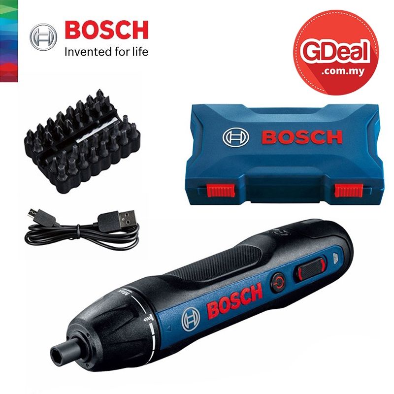 Bosch GO 2 Kit Smart Screwdriver (with 33pcs Accessories) - 06019H2181