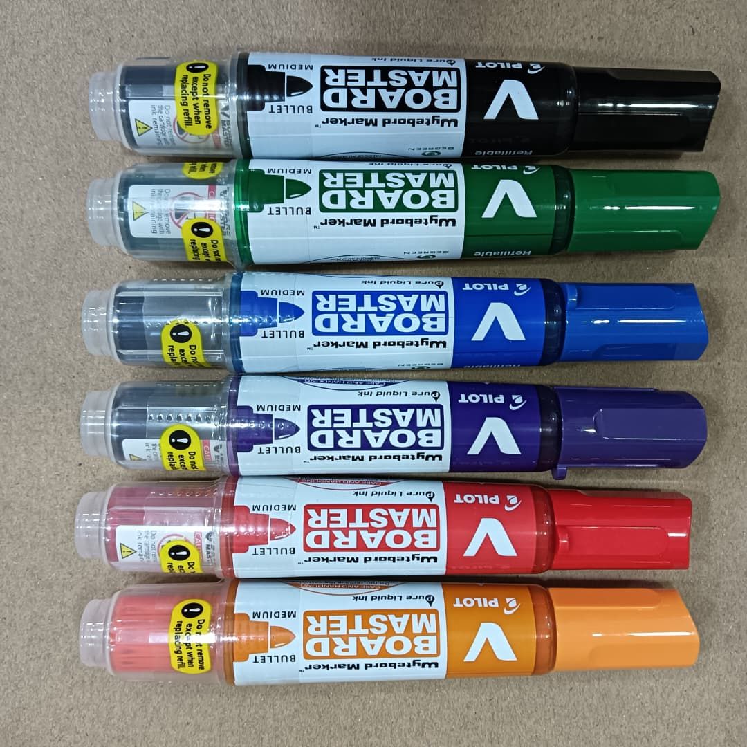 Pilot Vboard Master Whiteboard Marker, Bullet Medium