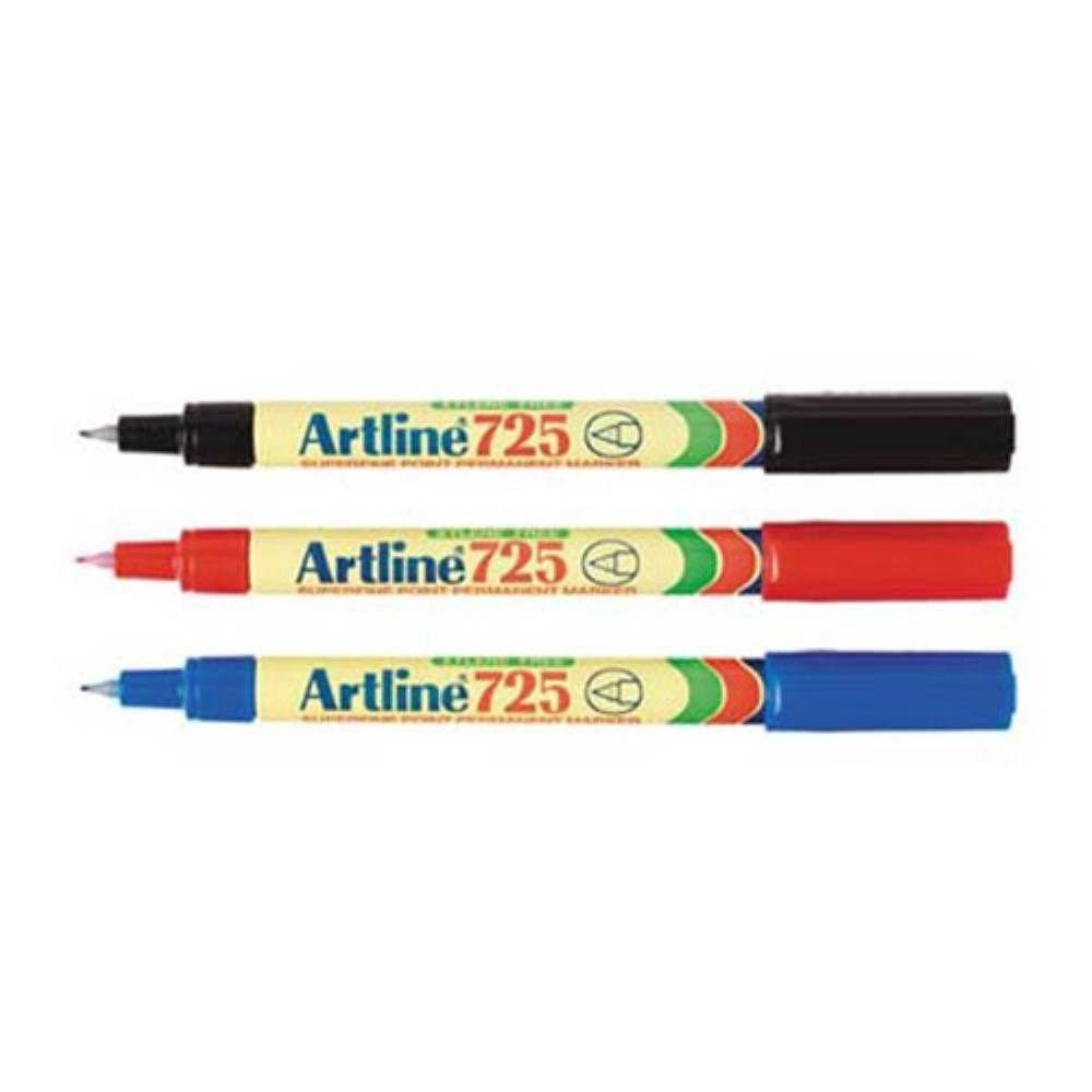ARTLINE 725 PERMANENT MARKER 0.4MM BLUE EK-725 (12PCS)
