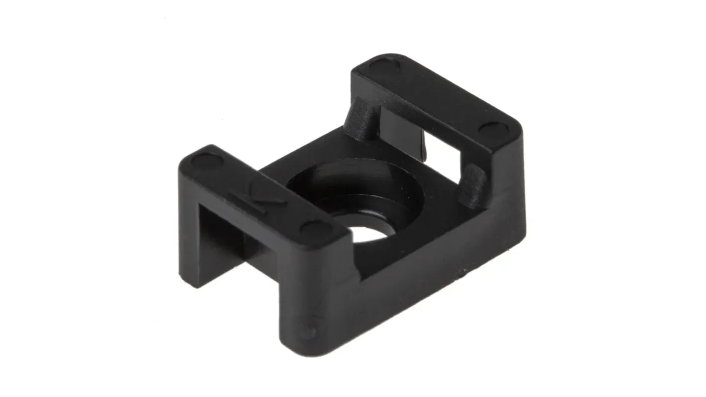 QP SADDLE CABLE TIES BASE MOUNTING 23MM X 16MM X 9MM 100PCS