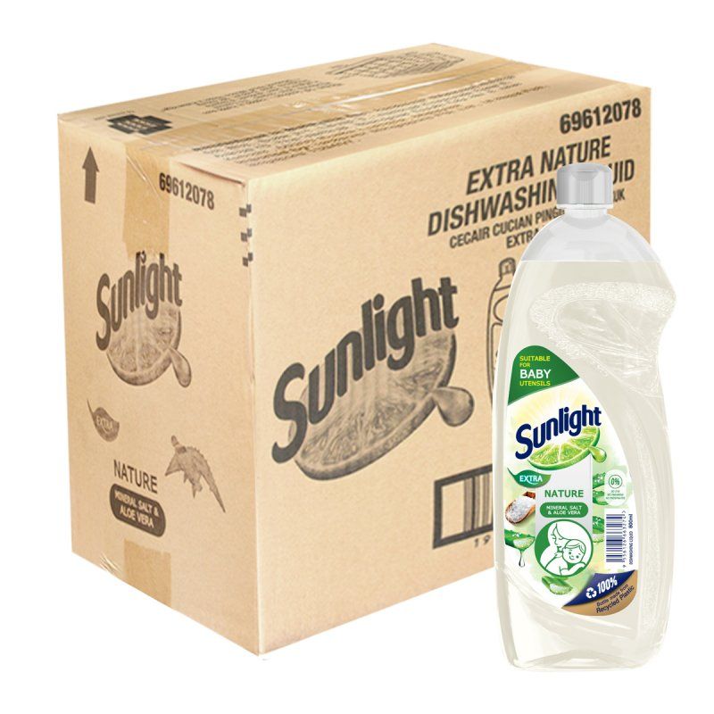 SUNLIGHT EKSTRA SEMULA JADI/ EXTRA NATURE DISHWASHING LIQUID 800ML [LOOSE] / 12 X 800ML [CARTON]