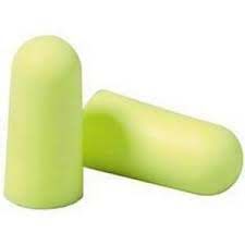 3M E-A-Rsoft Yellow Neons Earplugs 312-1250, Uncorded, Poly Bag