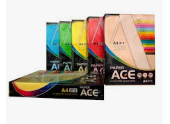 A4 color paper 80gsm 450 sheets - ACE Pasta