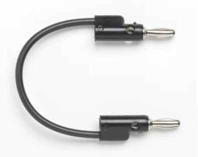 Fluke B B-8-0# Banana Plug Patch Cord (black) Bulk