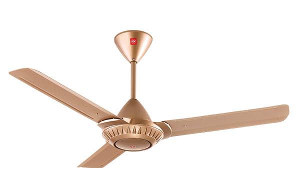 [2 UNITS] KDK K12W0 48" 3 BLADE DECORATIVE JUNIOR CEILING FAN COPPER BROWN REGULATOR TYPE