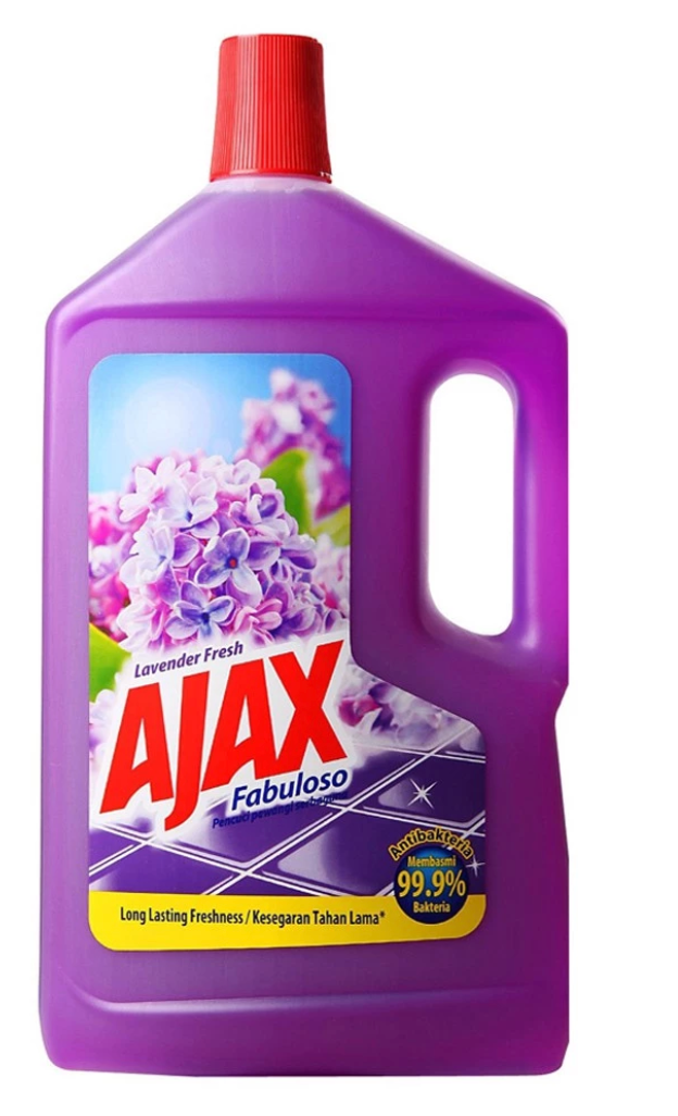 AJAX FABULOSO Floor Cleaner (Lavender Fresh) Bottle 3L