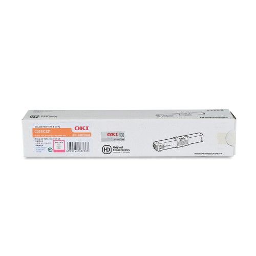 Genuine Malaysia OKI Warranty - OKI C301/321 MAGENTA TONER 1.5K