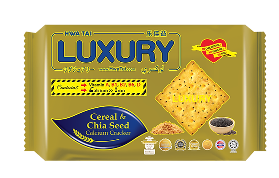 LUXURY Cereal & Chia Seed Calcium Cracker 185g
