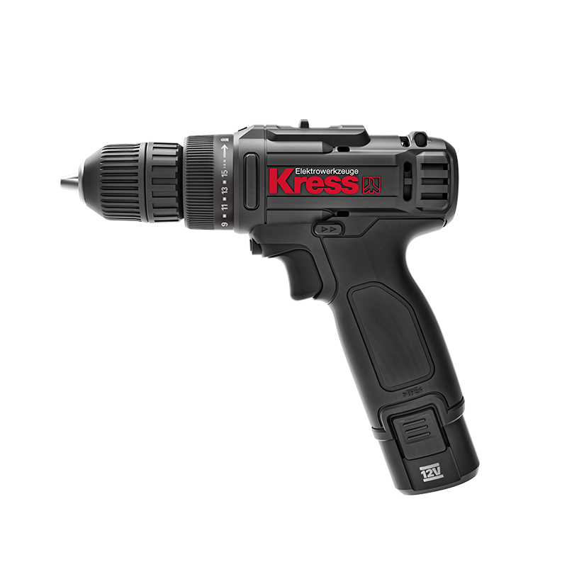 KRESS KU200 Li-Ion Cordless Drill Driver 12V, 10MM, 28NM, 2 Speeds