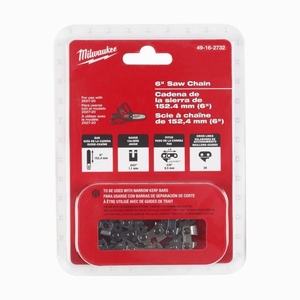 Milwaukee 6” (152mm) Saw Chain (For M12 FHS) 49-16-2732