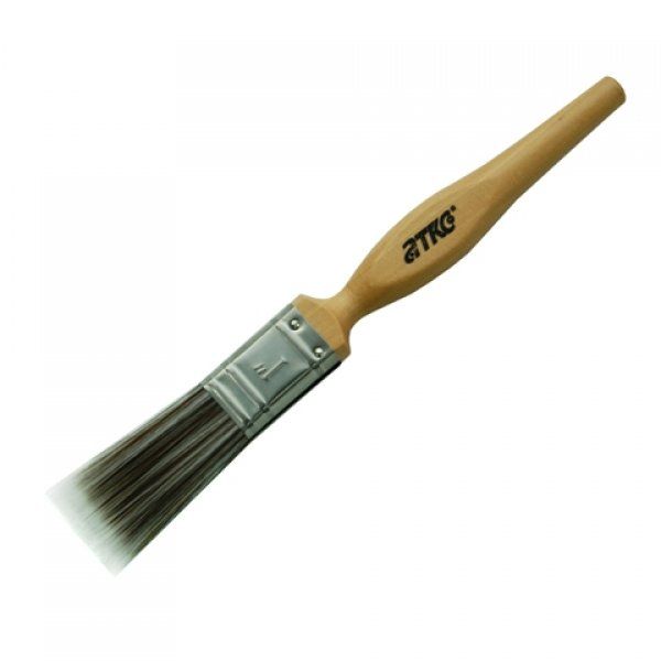 Besi & Logam #SF010 1" (25.0MM) Paint Brush (100% Synthetic Filament) Wooden Handle