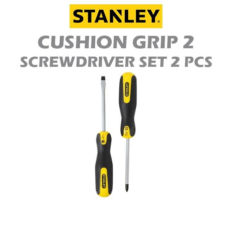 STANLEY CUSHION GRIP 2 SCREWDRIVER SET 2 PCS STMT66670