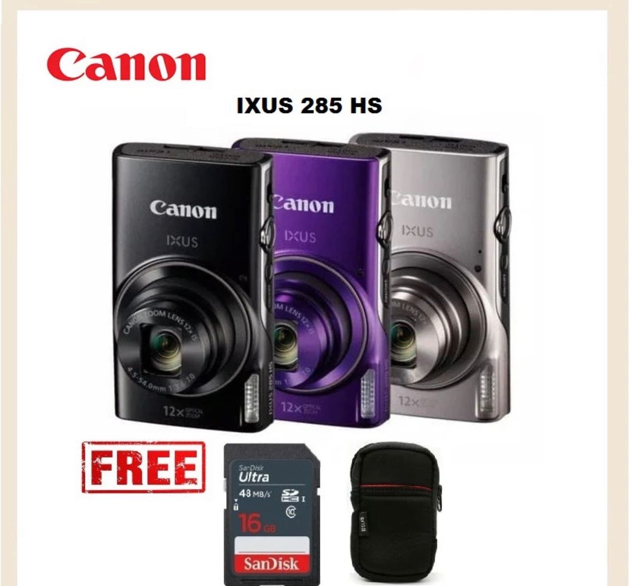 CANON IXUS 285 HS Digital Compact Camera