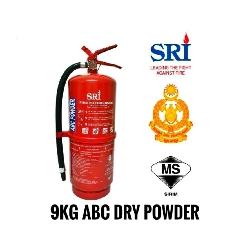 ABC DRY POWDER FIRE EXTINGUISHER 9KG (SRI)