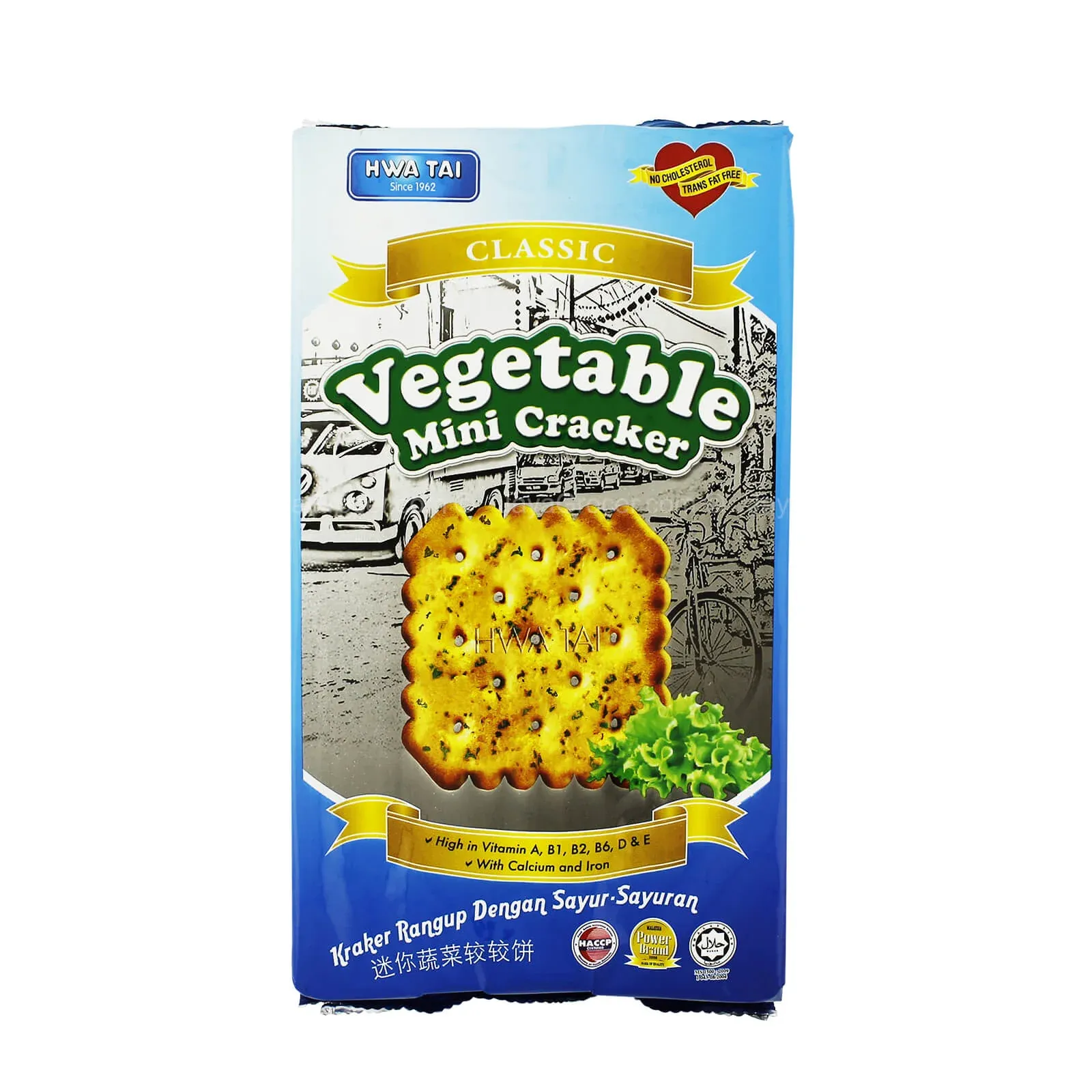 HWA TAI  VEGETABLE MINI CRACKER  350G