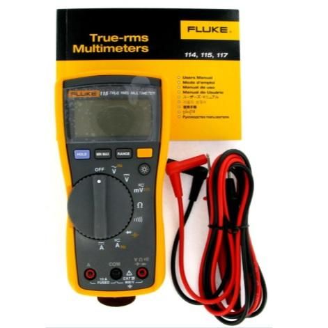 FLUKE 115 TRUE-RMS DIGITAL MULTIMETER 600VAC/DC