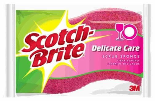 3M scrub sponge pink scott brite