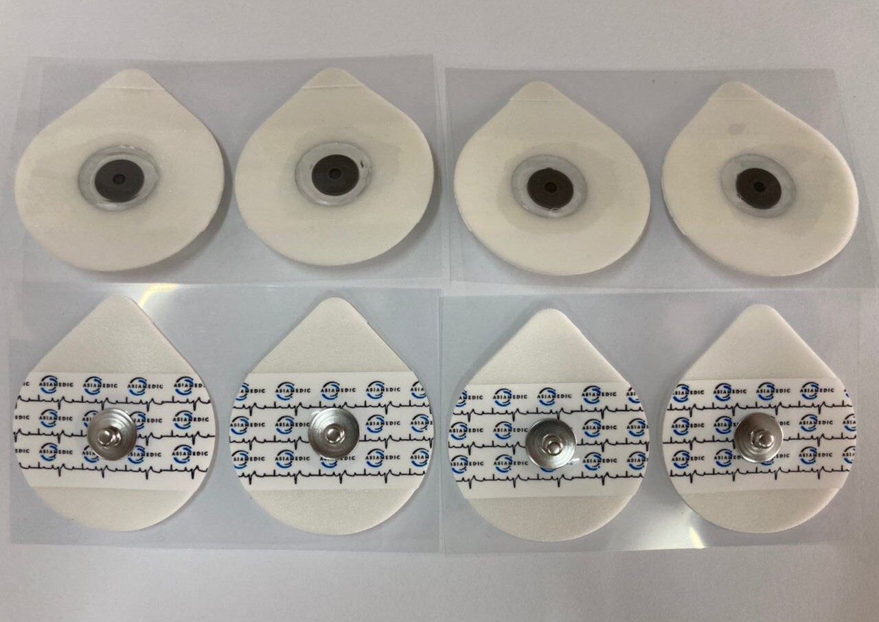 Asiamedic *Asiamedic Intco ECG Electrode SF05 - Resting Monitoring Test - Monitor Rest Tab - Adult